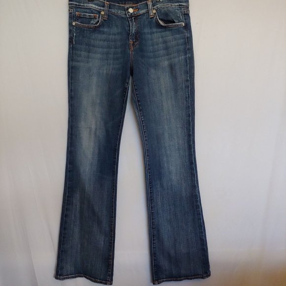 Vigoss Denim - Vigoss boot cut pockets with back button flaps size 11